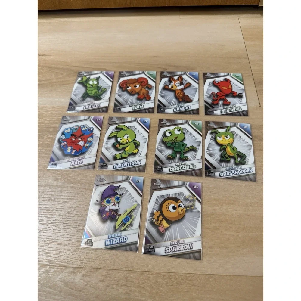 VeeFriends Topps Chrome 2026 Lot of 10 Cards No Duplicates C9 Set